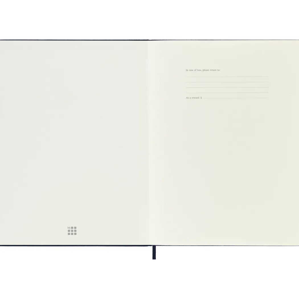 Kalender 12M Weekly Notebook 2027 Hardcover XL Sapphire Blue
