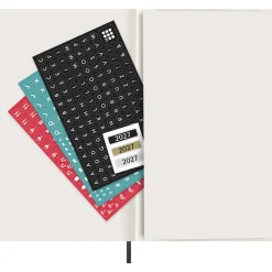 Kalender 12M Weekly Notebook 2027 Softcover Large Black