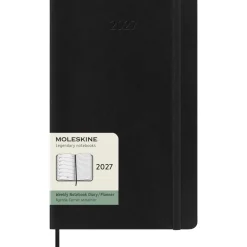 Kalender 12M Weekly Notebook 2027 Softcover Large Black