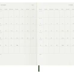 Kalender 12M Weekly Notebook 2027 Softcover Large Myrtle Green