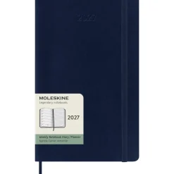 Kalender 12M Weekly Notebook 2027 Softcover Large Sapphire Blue