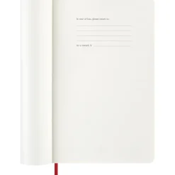Kalender 12M Weekly Notebook 2027 Softcover Large Red