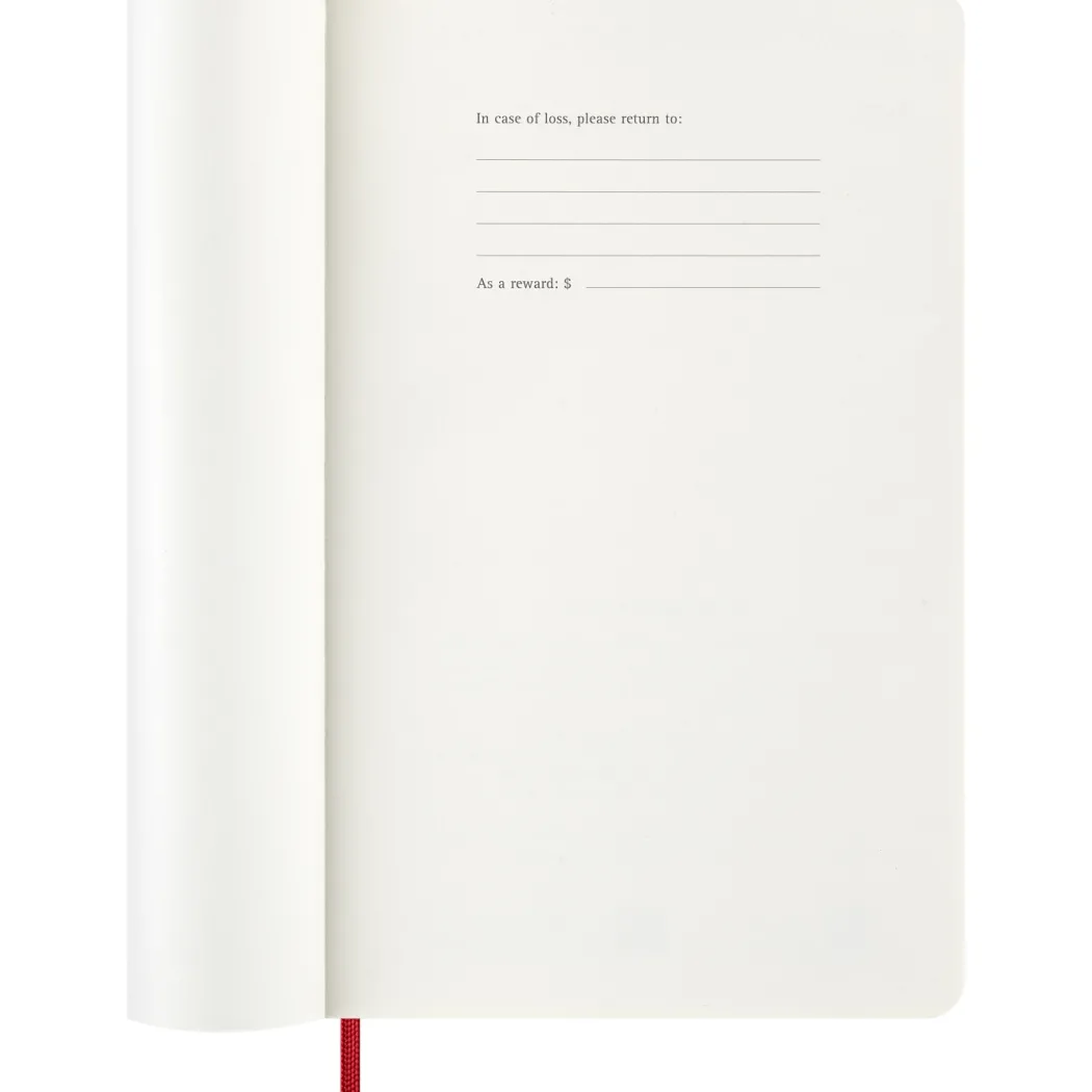 Kalender 12M Weekly Notebook 2027 Softcover Large Red