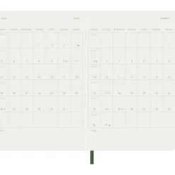 Kalender 12M Weekly Notebook 2027 Softcover Pocket Myrtle Green
