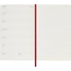 Kalender 12M Weekly Notebook 2027 Softcover Pocket Red
