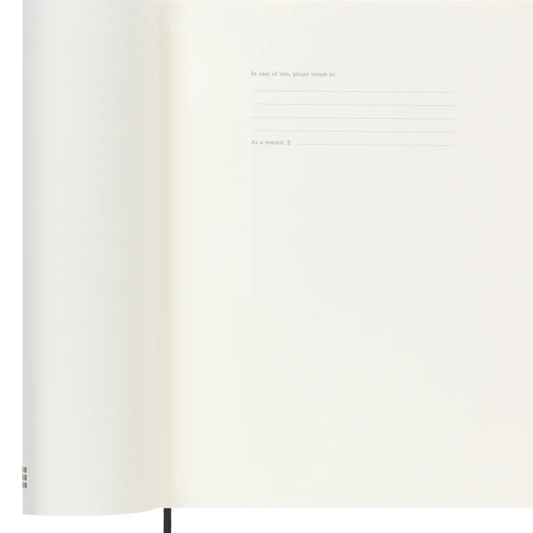 Kalender 12M Weekly Notebook 2027 Softcover XL Black