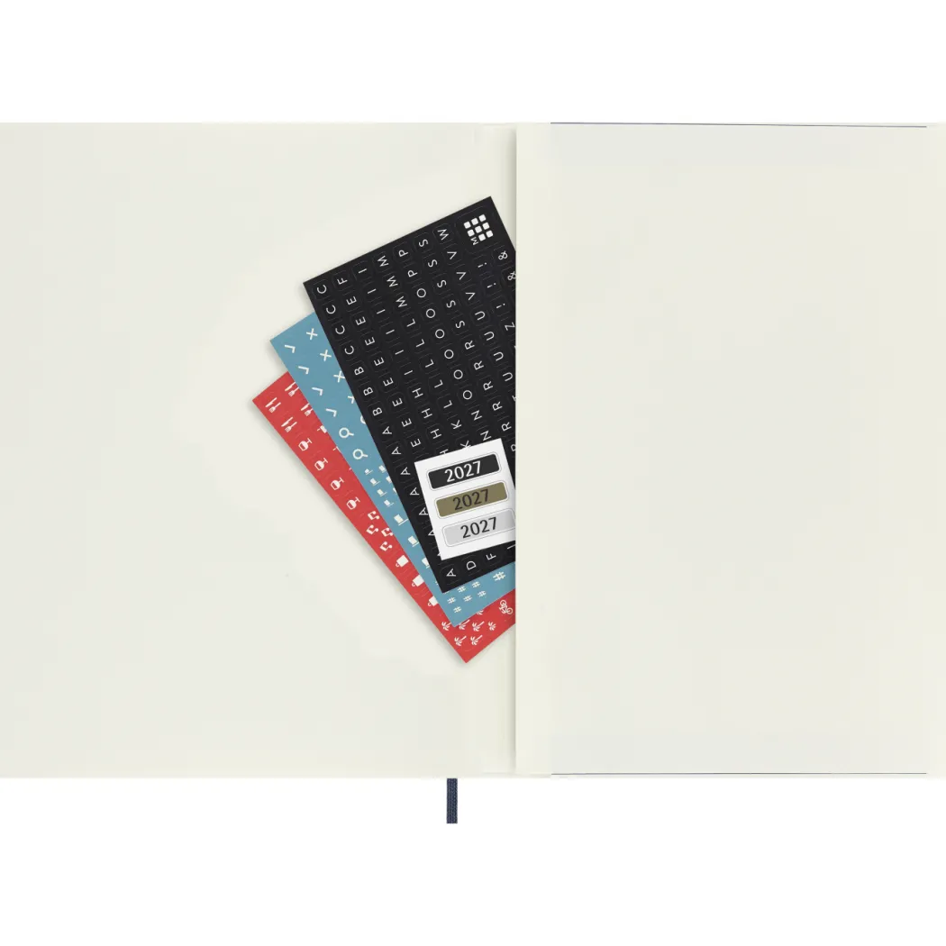 Kalender 12M Weekly Notebook 2027 Softcover XL Sapphire Blue