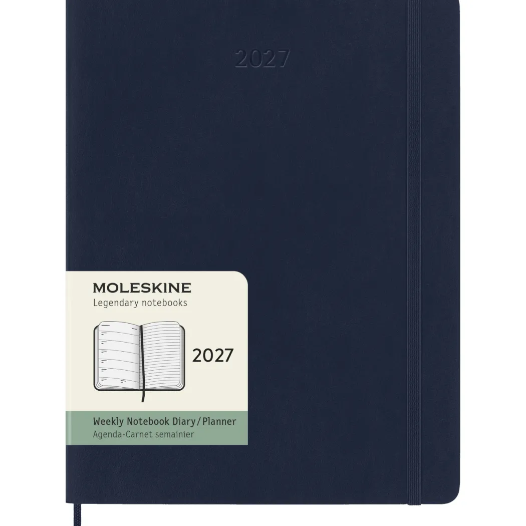 Kalender 12M Weekly Notebook 2027 Softcover XL Sapphire Blue