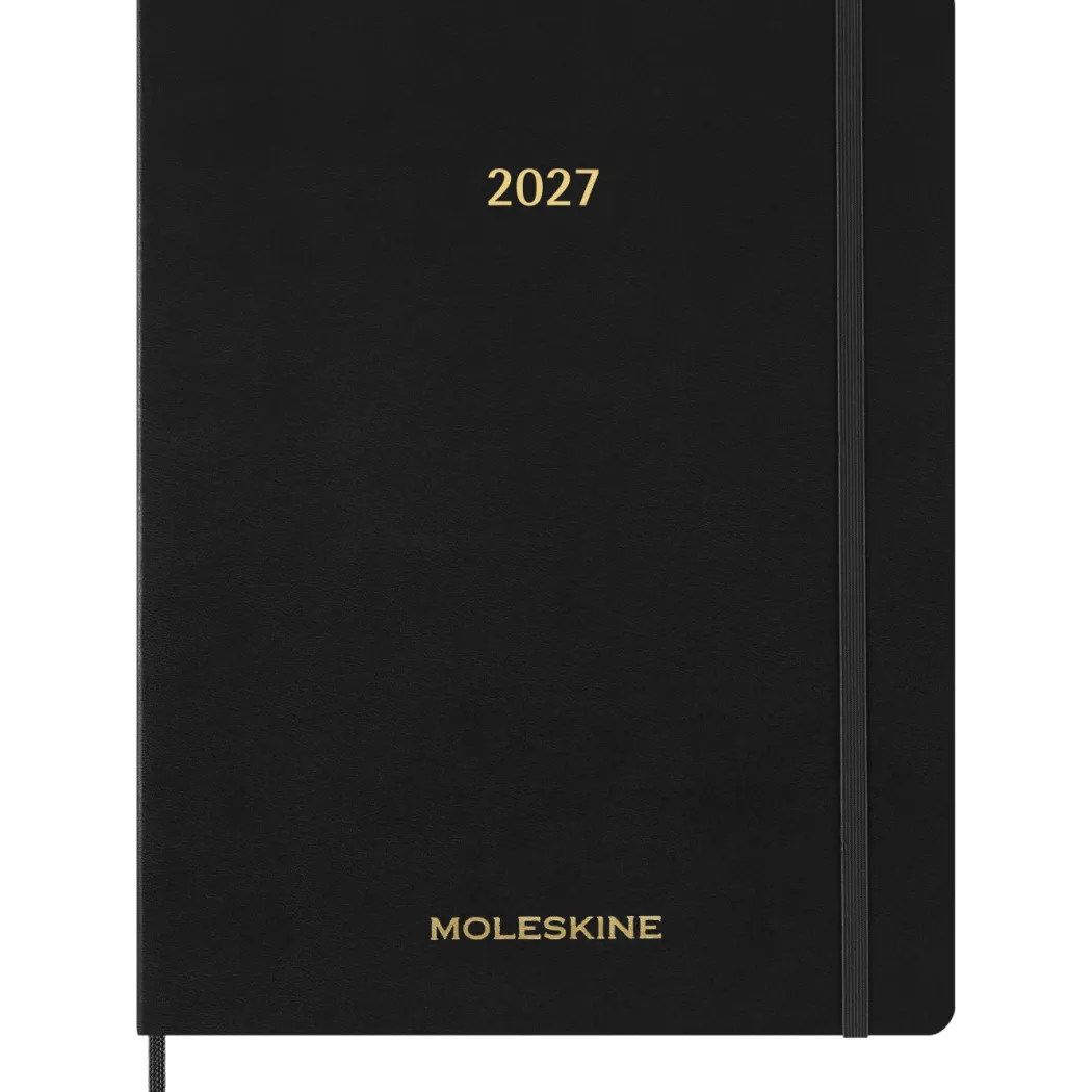 Kalender 12M Weekly Vertical 2027 Essential Softcover XXL Black