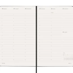 Kalender 12M Weekly Vertical PRO 2027 Hardcover Large Black