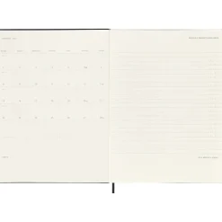 Kalender 12M Weekly Vertical PRO 2027 Hardcover Large Black