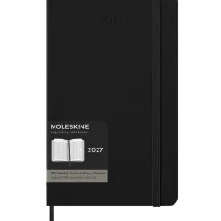 Kalender 12M Weekly Vertical PRO 2027 Hardcover Large Black