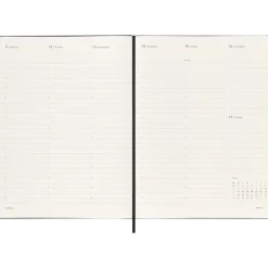 Kalender 12M Weekly Vertical PRO 2027 Hardcover XL Black