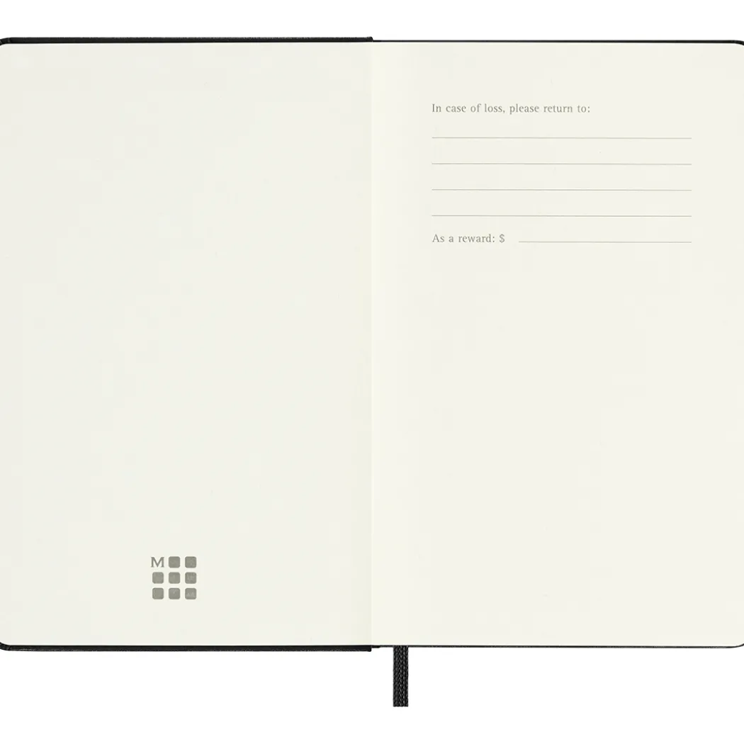 Kalender 18M WeekNote Hard Cover Pocket Black