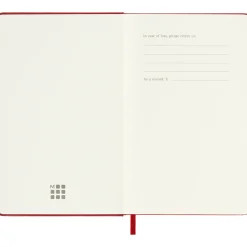Kalender 18M WeekNote Hard Cover Pocket Red