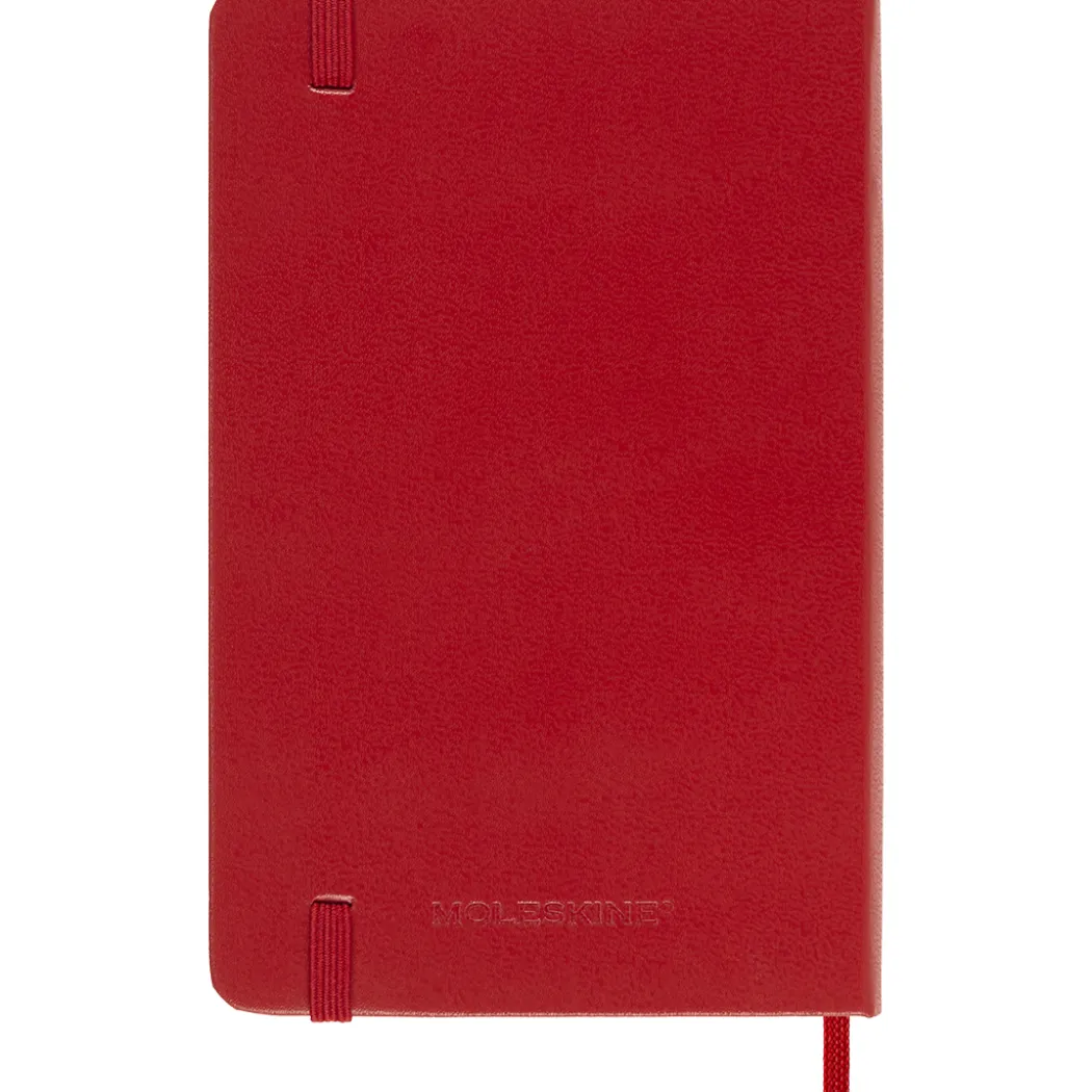 Kalender 18M WeekNote Hard Cover Pocket Red