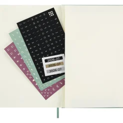 Kalender 18M WeekNote Hard Cover Large Sage Green