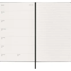 Kalender 18M WeekNote Hard Cover Large Black