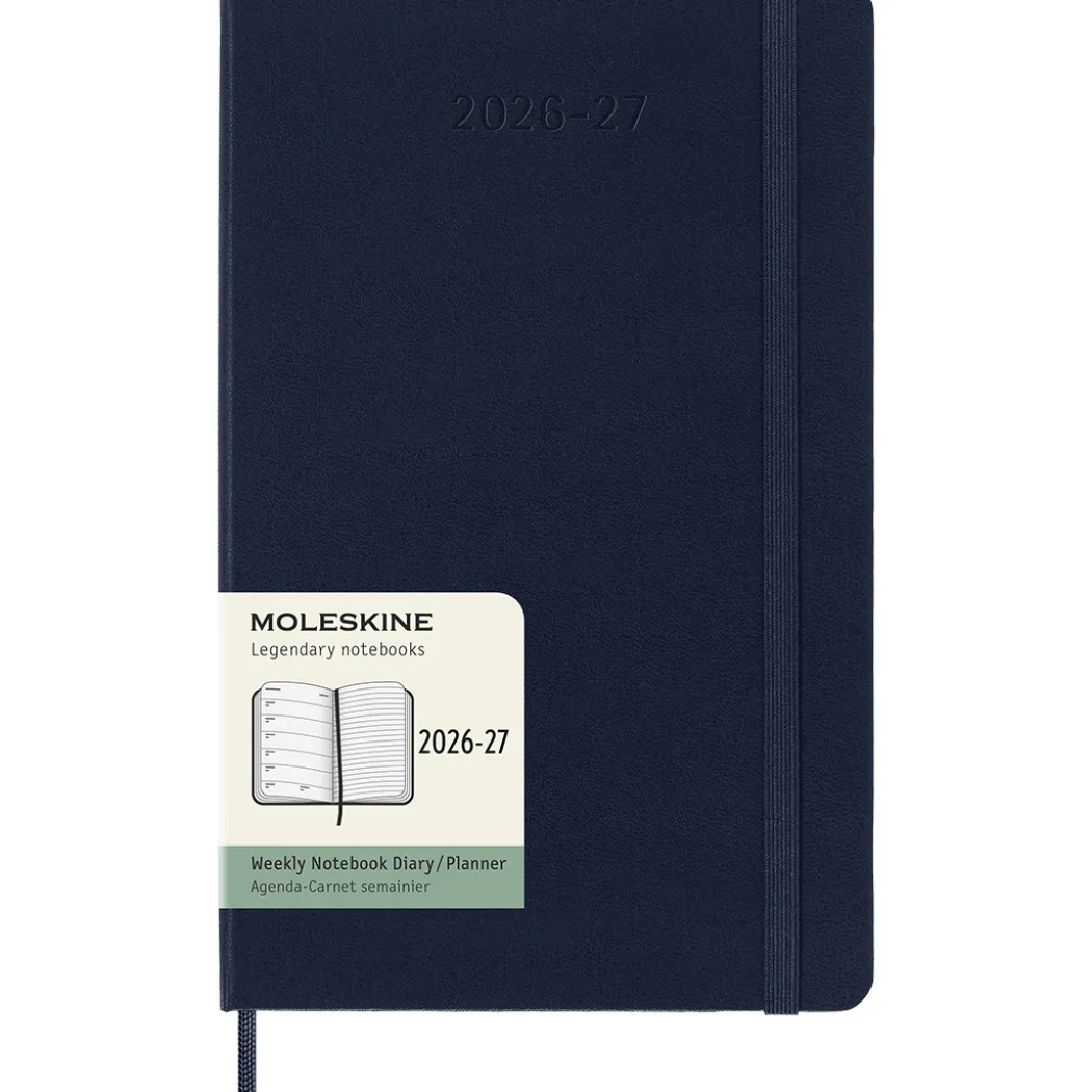 Kalender 18M WeekNote Hard Cover Large Sapphire Blue