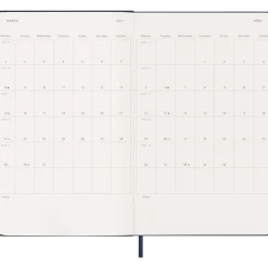 Kalender 18M WeekNote Hard Cover Large Sapphire Blue