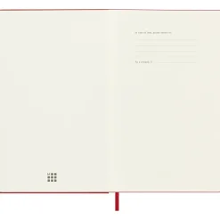 Kalender 18M WeekNote Hard Cover Large Red