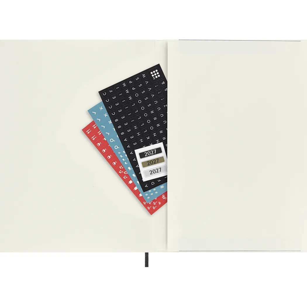 Kalender 18M WeekNote Soft Cover XL Black