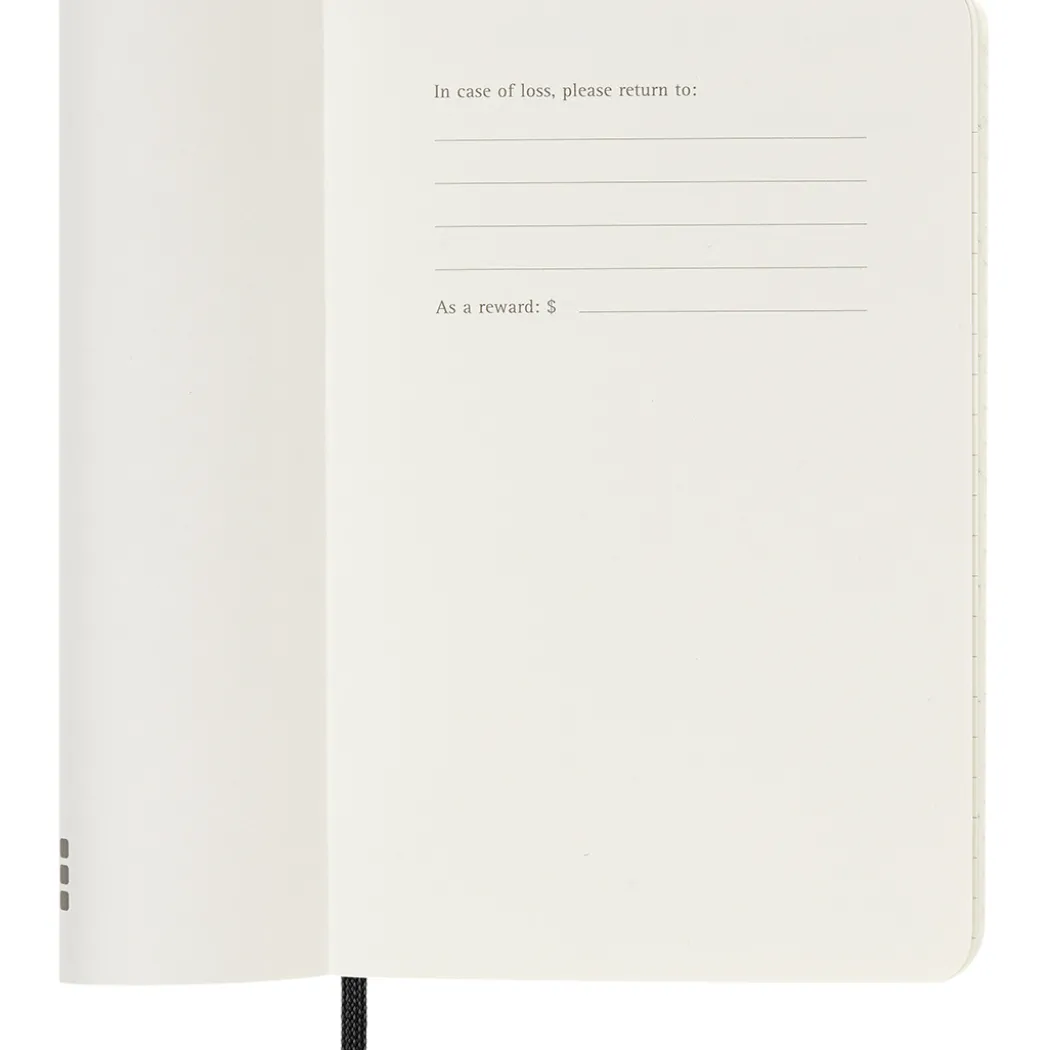 Kalender 18M WeekNote Soft Cover Pocket Black