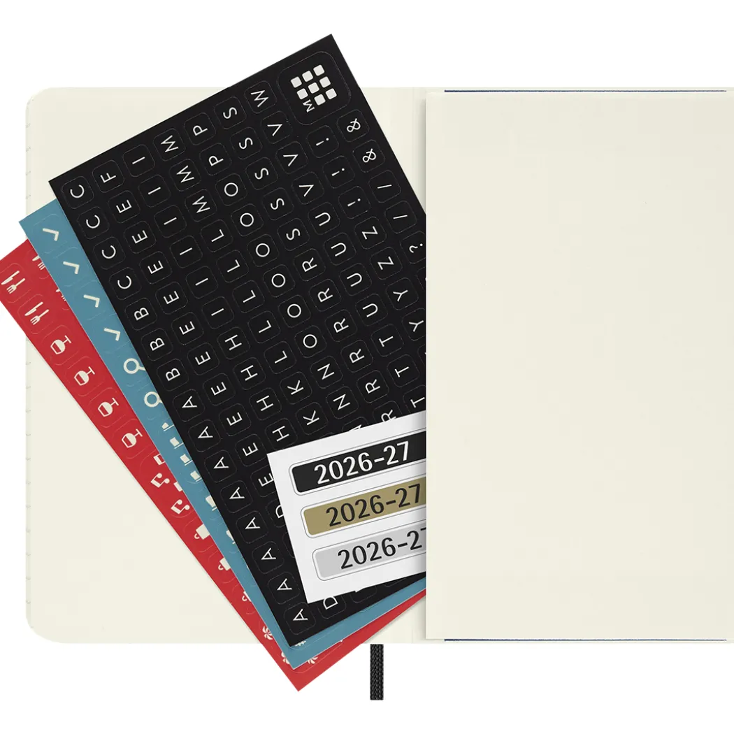 Kalender 18M WeekNote Soft Cover Pocket Black