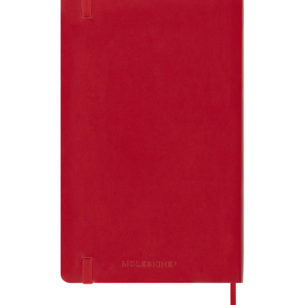 Kalender 18M WeekNote Soft Cover Large Red
