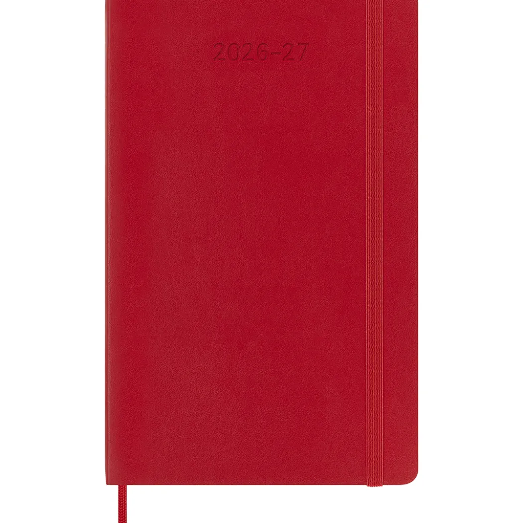 Kalender 18M WeekNote Soft Cover Large Red