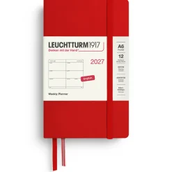 Kalender Weekly Planner 2027 A6 Cherry