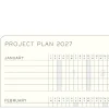 Kalender Weekly Planner 2027 A5 Cherry