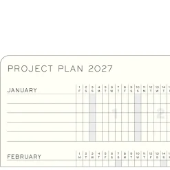 Kalender Weekly Planner 2027 A5 Cherry