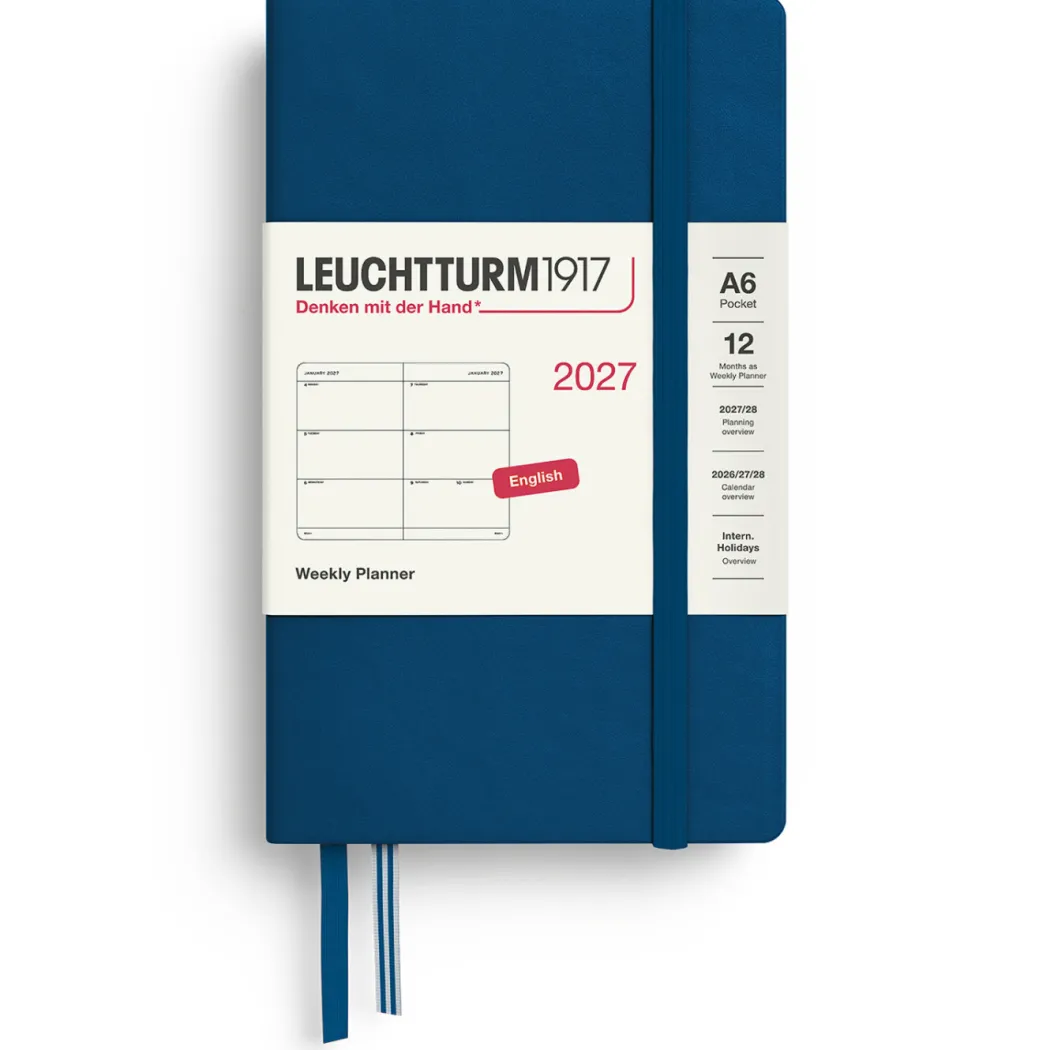 Kalender Weekly Planner 2027 A6 Indigo