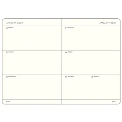 Kalender Weekly Planner 2027 A6 Indigo