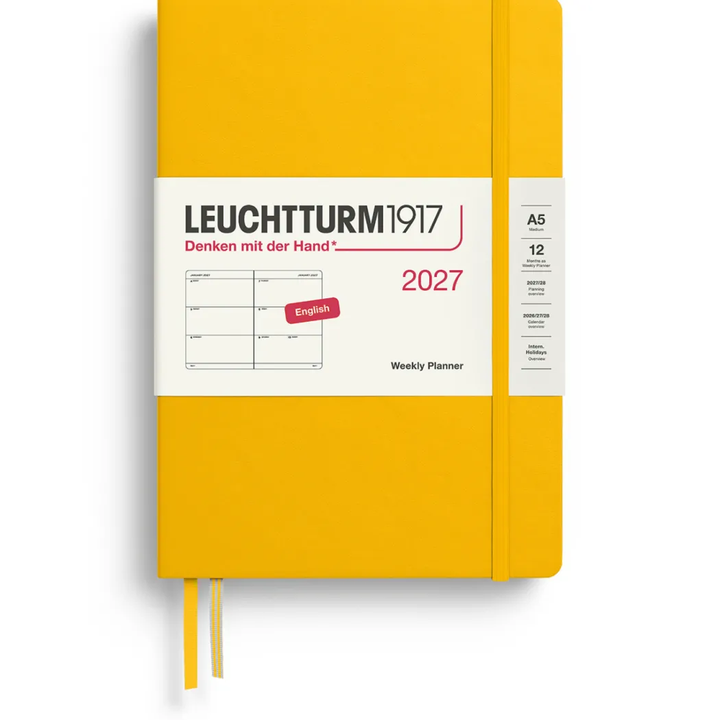 Kalender Weekly Planner 2027 A5 Sunflower