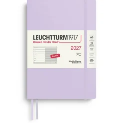 Kalender Weekly Planner & Notebook 2027 A5 Soft Cover Lilac
