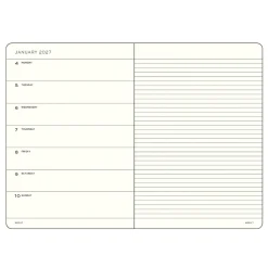 Kalender Weekly Planner & Notebook 2027 A6 Sunflower