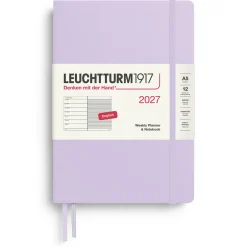 Kalender Weekly Planner & Notebook 2027 A5 Lilac