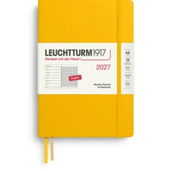 Kalender Weekly Planner & Notebook 2027 A5 Sunflower
