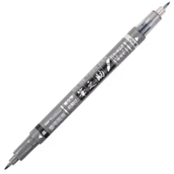 Kalligrafipenna Fudenosuke Twin Svart+Grå