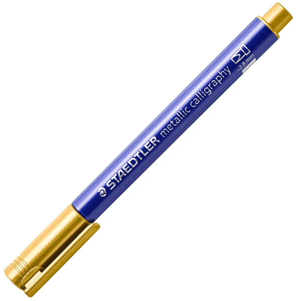 Kalligrafipenna Metallic guld