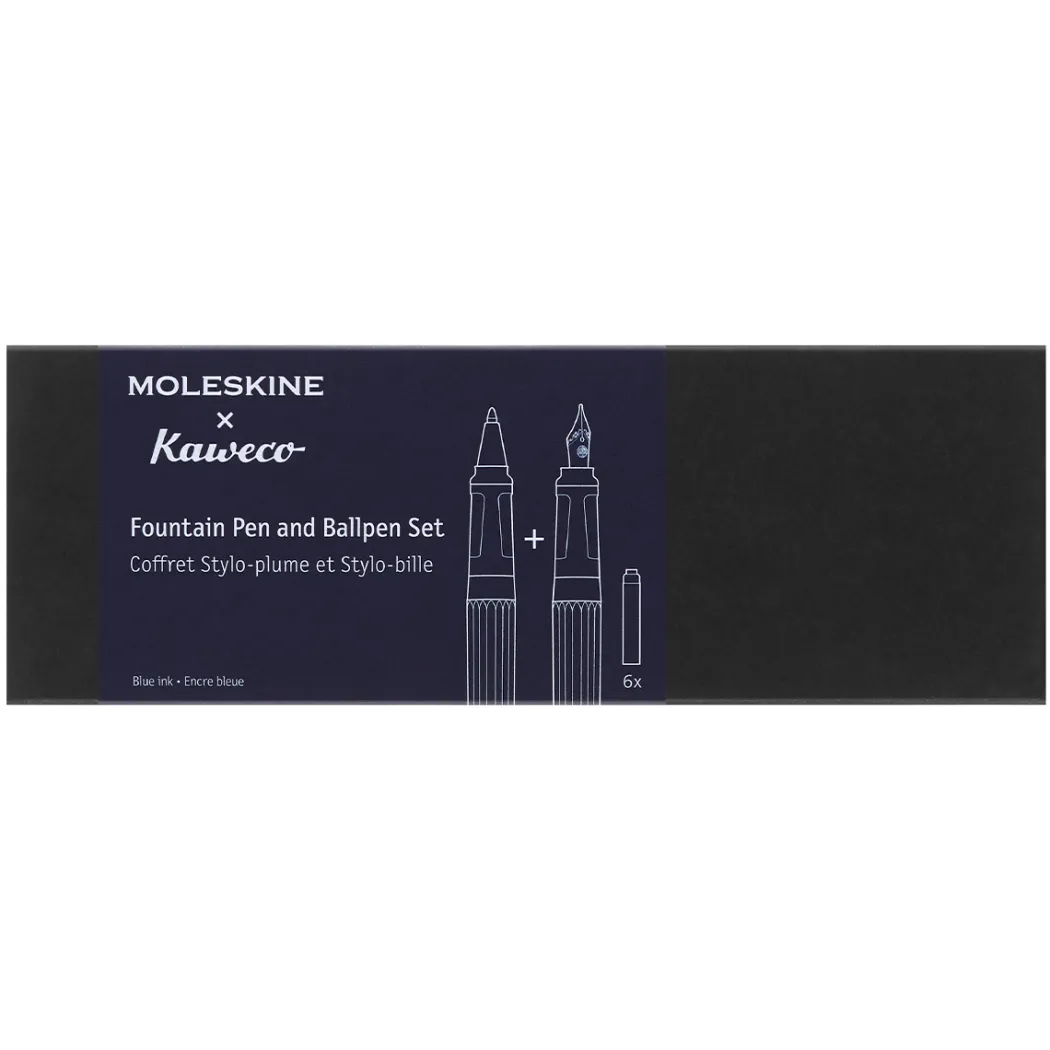 Kaweco x Moleskine Set Blå