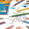 Kids Evolution Stripes Färgpennor 24-set (5 år+)