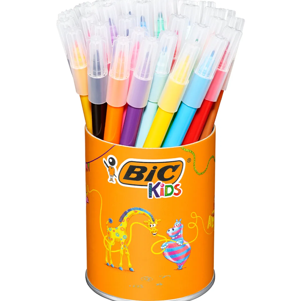Kids Visa Plastic Pot Tuschpennor 36-set