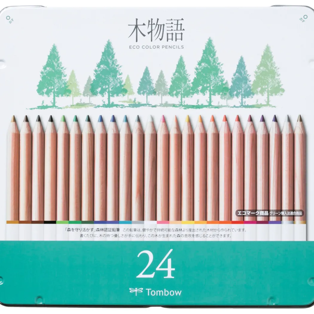 Ki-Monogatari Eco Färgpennor 24-set