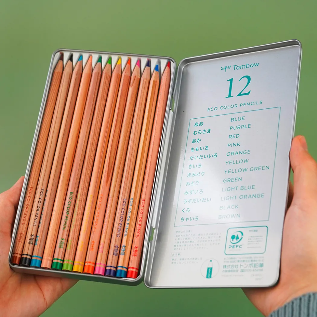 Ki-Monogatari Eco Färgpennor 12-set