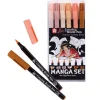 Koi Coloring Brush Pen 6-set