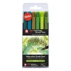 Koi Coloring Brush Pen 6-set Botanical