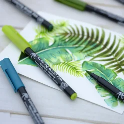 Koi Coloring Brush Pen 6-set Botanical